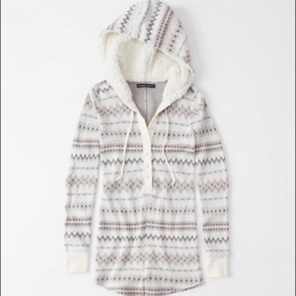 NEW TAN Abercrombie & Fitch Comfy Sleep Romper